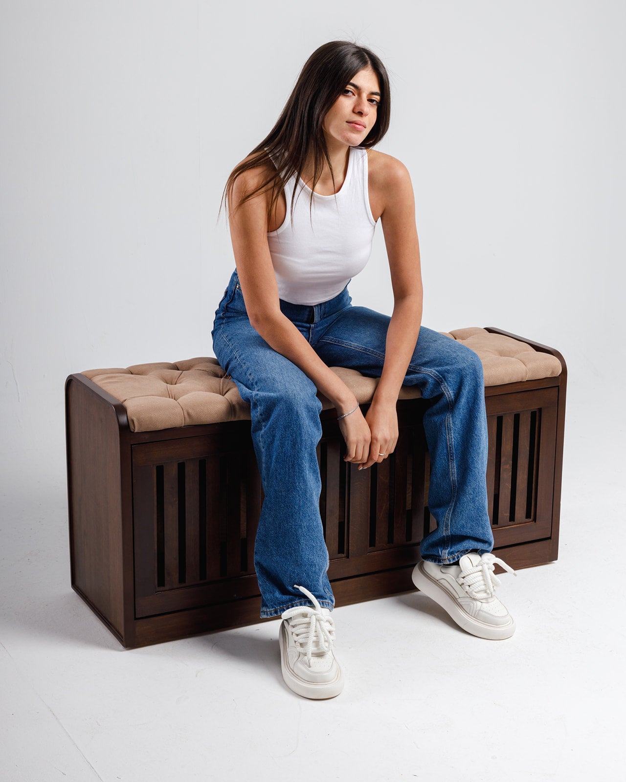 Secret Shoe Storage Bench -  Wasilaah