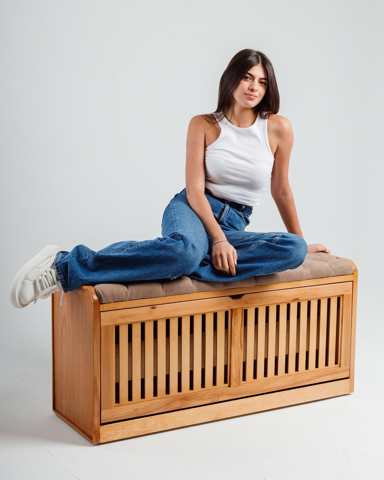 Secret Shoe Storage Bench -  Wasilaah