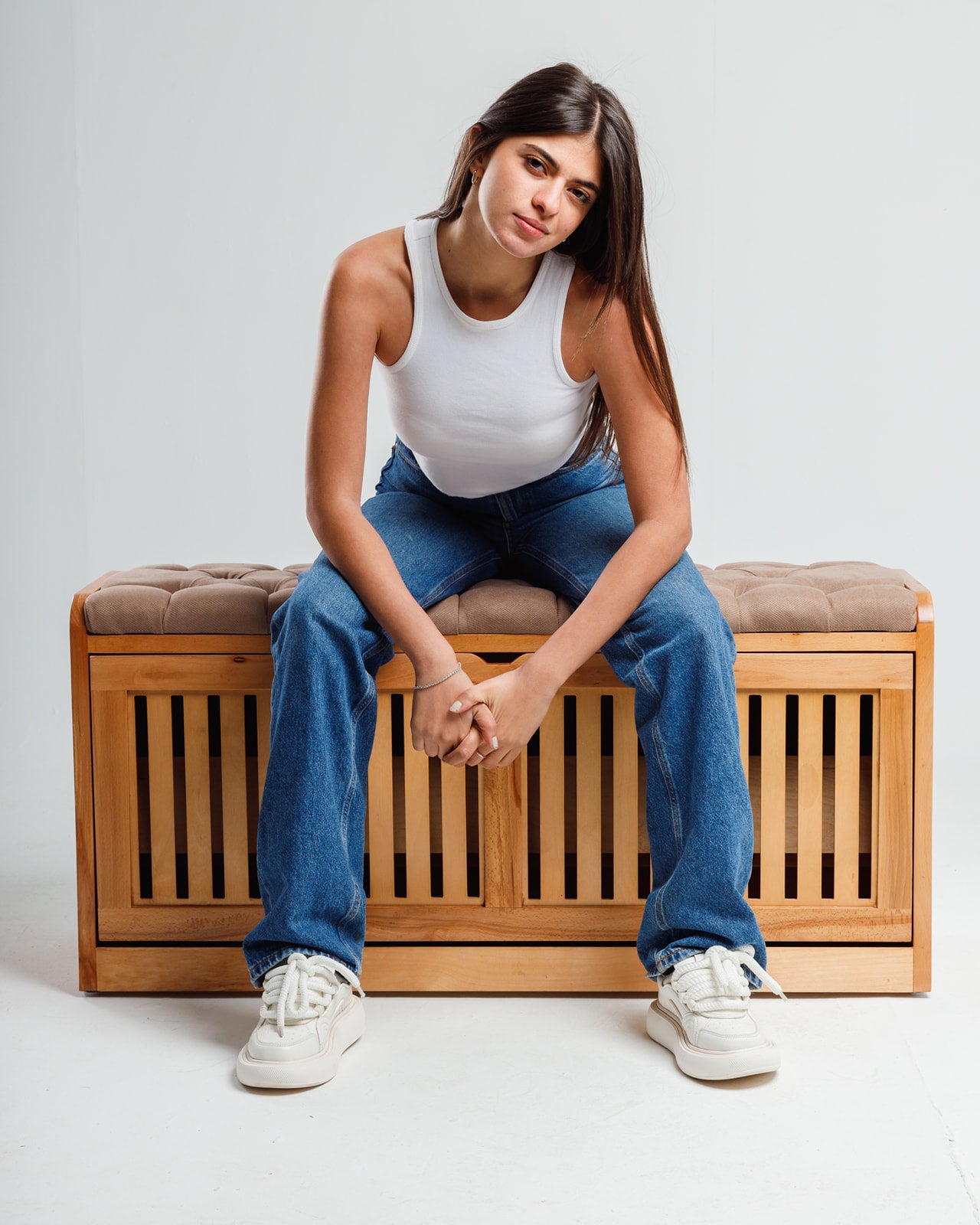 Secret Shoe Storage Bench -  Wasilaah