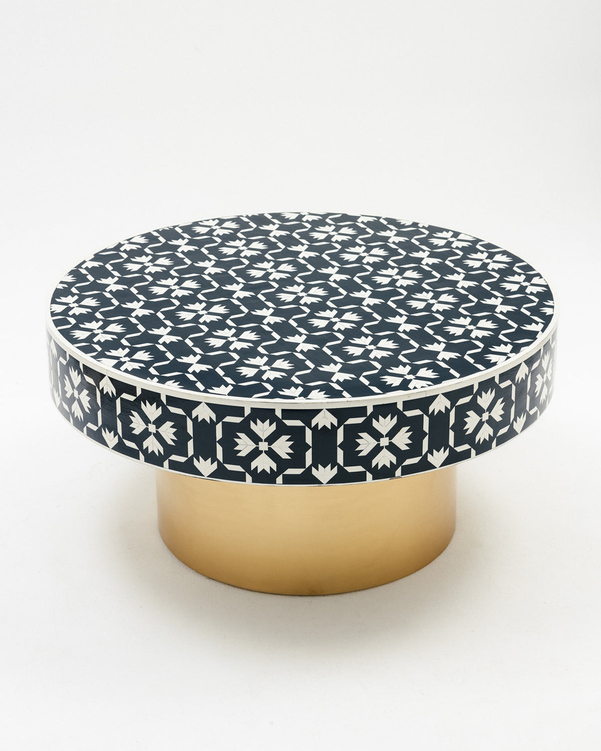 Black Inlay Coffee Table -  Wasilaah