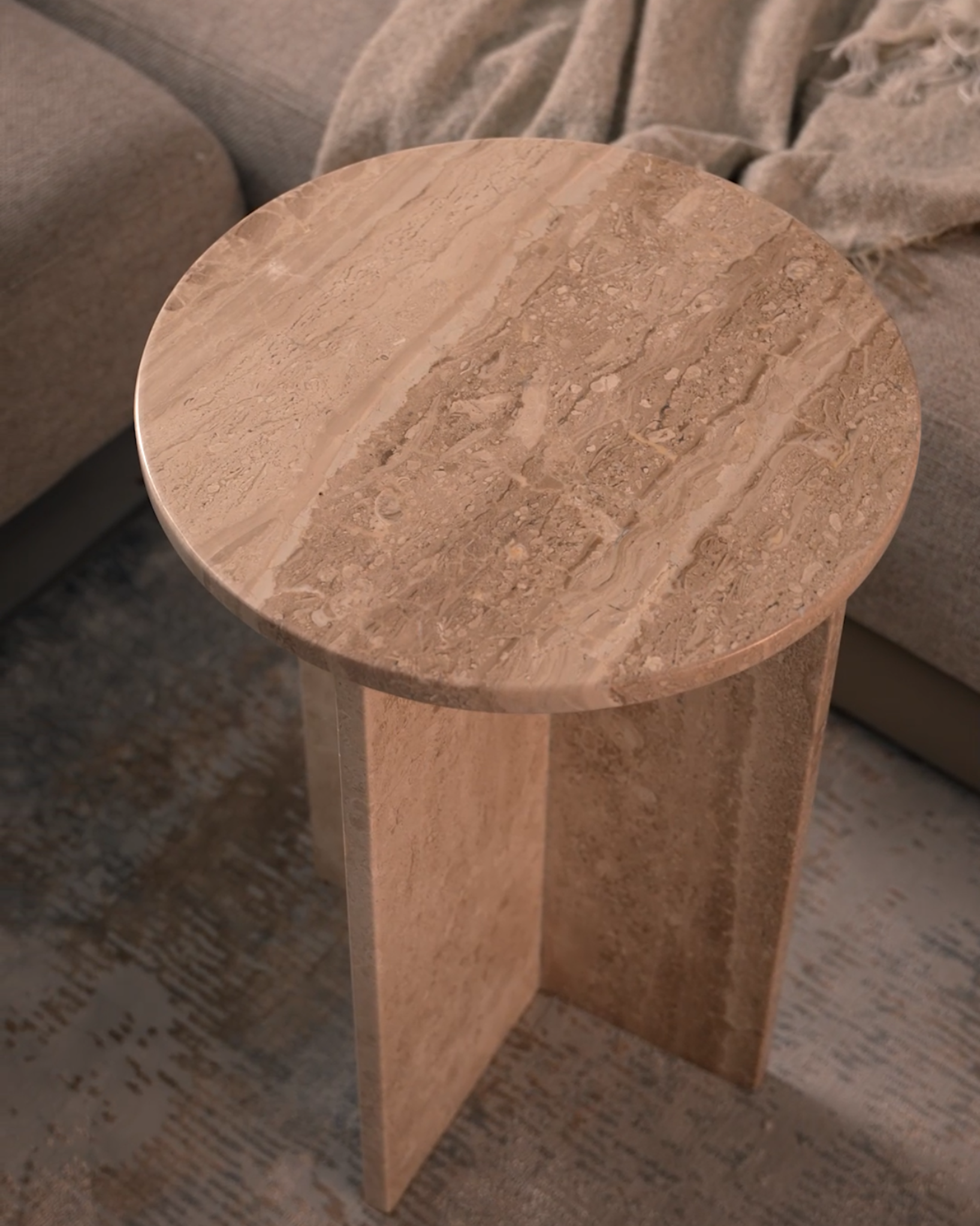 Breccia Side Table - Wasilaah