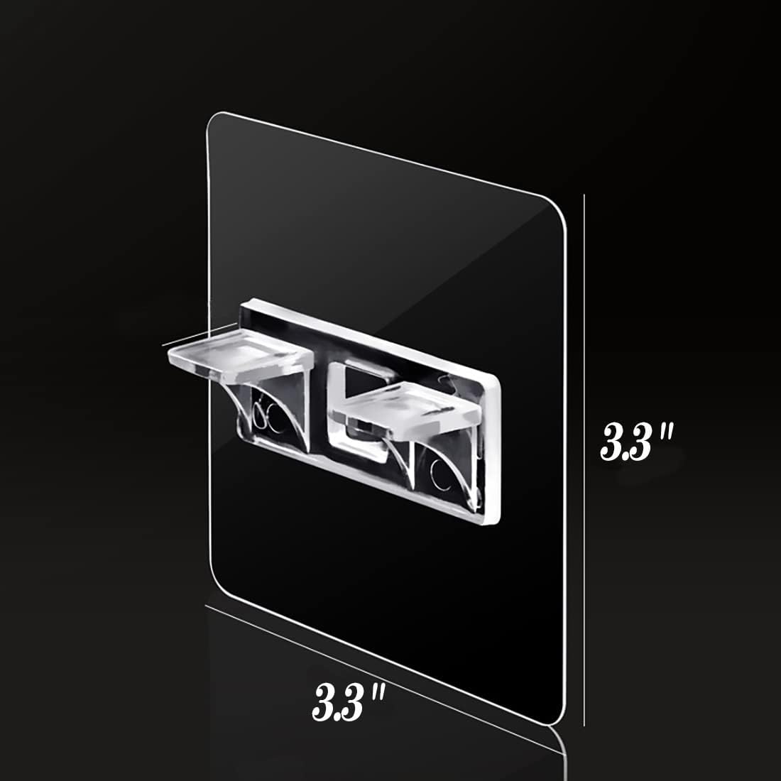 Shelf Support - 4 PCS Self Adhesive Shelves Clips