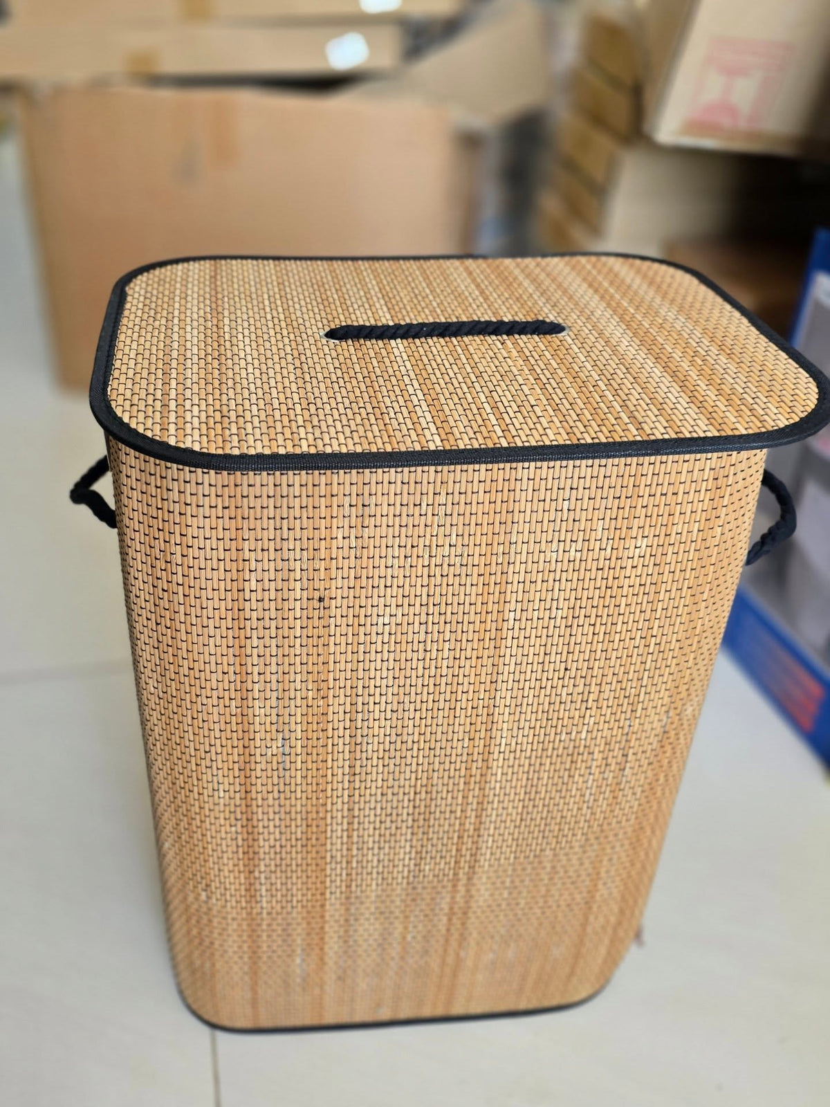 Bamboo Storage Laundry Baskets -  Wasilaah
