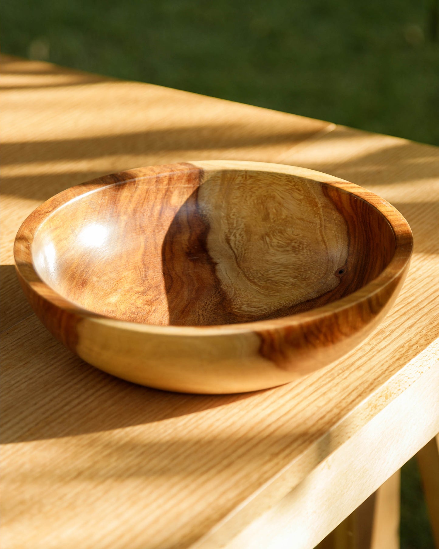 Large Wooden Serving Bowl - Wasilaah