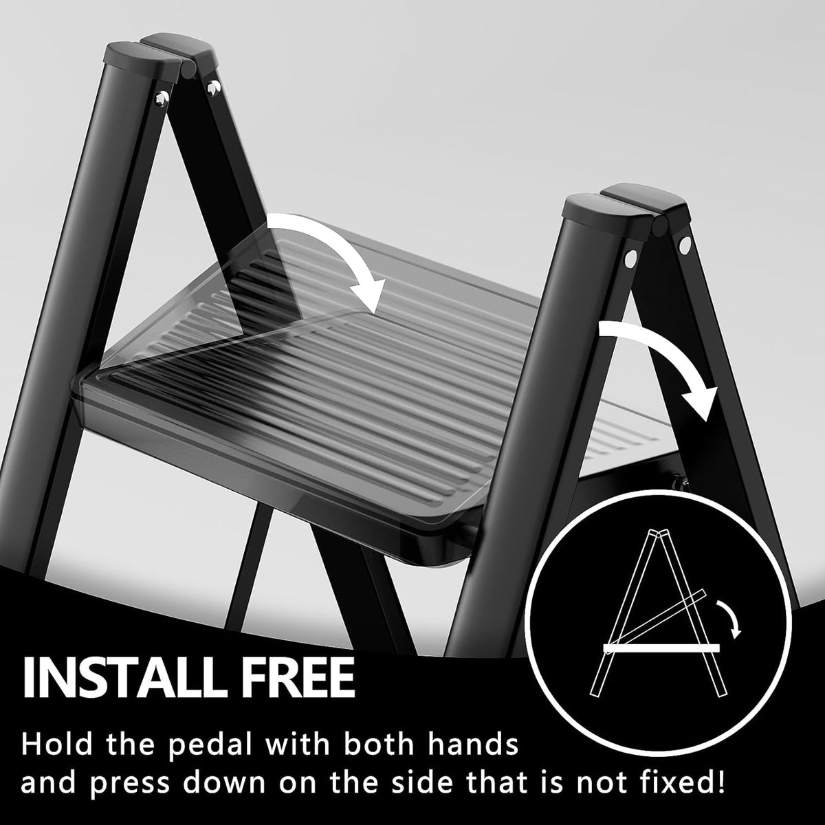 4 Step Folding Ladder -  Wasilaah