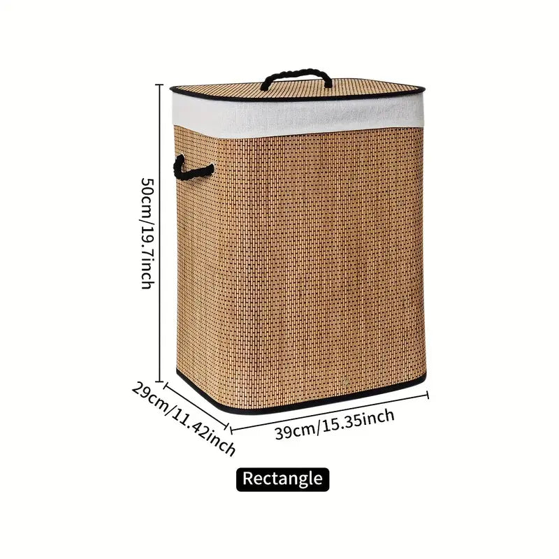 Bamboo Storage Laundry Baskets -  Wasilaah