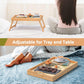 Folding Table Multifunctional Bamboo Tray