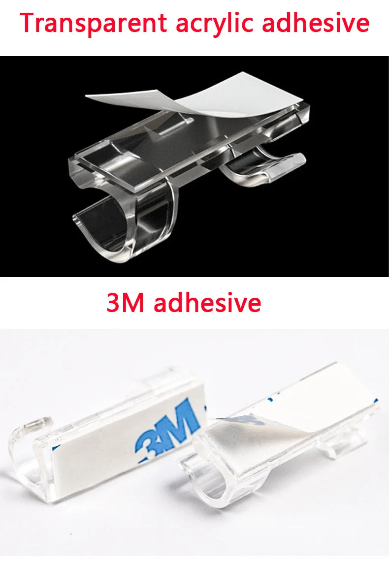 16-Self-adhesive Cable Management Clip