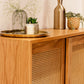 Rattan Sliding Shoe Storage - Wasilaah