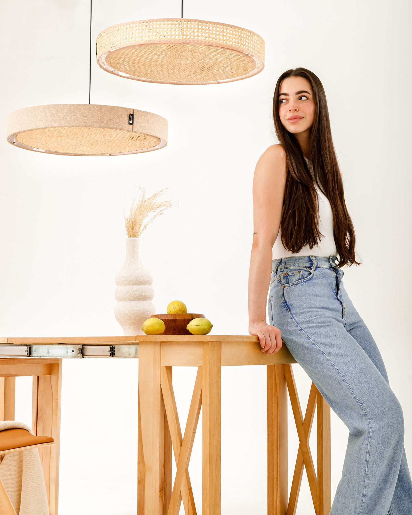 Rattan Chandelier - Wasilaah