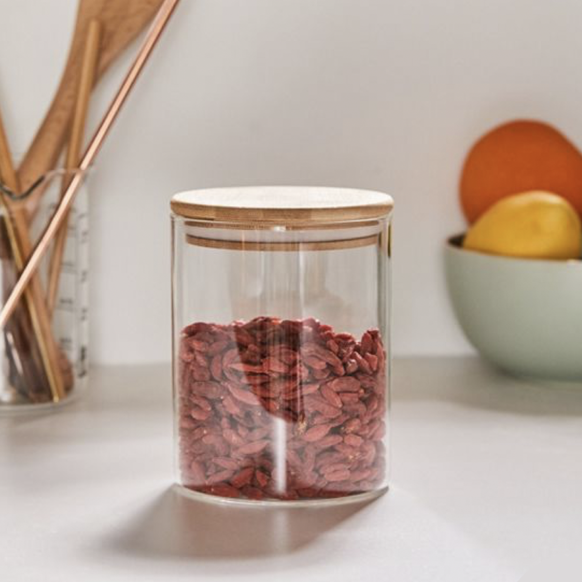 Round Glass Jar - Wasilaah