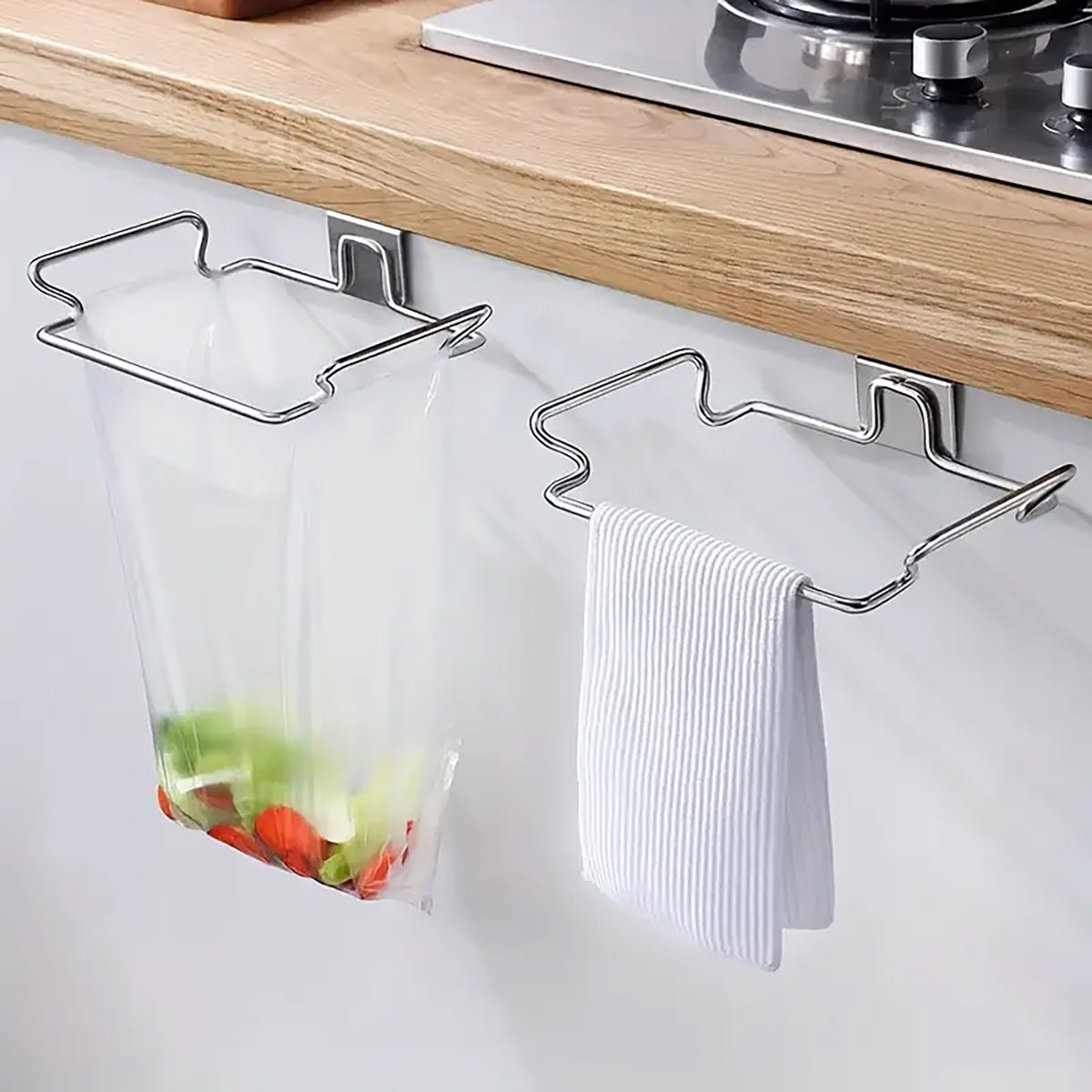 Stainless Hanging Trash Bag -  Wasilaah