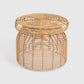 Handwoven Rattan Coffee Table -  Wasilaah