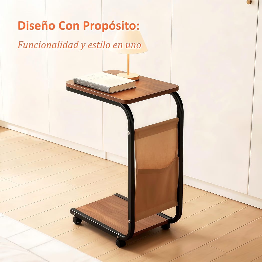 Nook – Rolling C Side Table -  Wasilaah