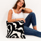 Zebra Tufted Cushion - Wasilaah