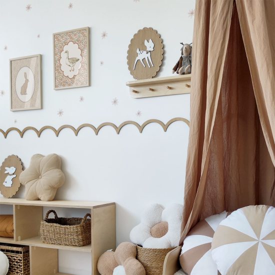 Curved Wooden Border -  Wasilaah