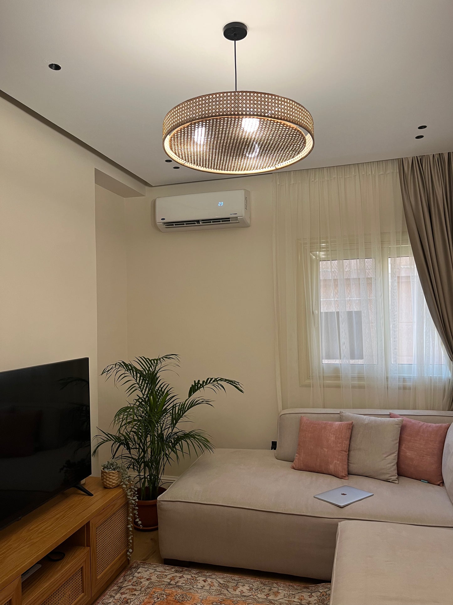 Rattan Chandelier - Wasilaah