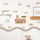 Wooden Train - Kids' Room Lamp -  Wasilaah