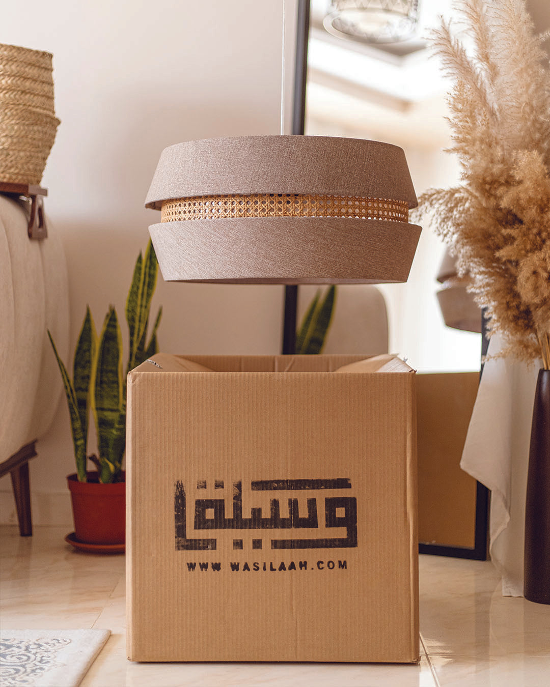 Beige Milkyway Chandelier - Wasilaah