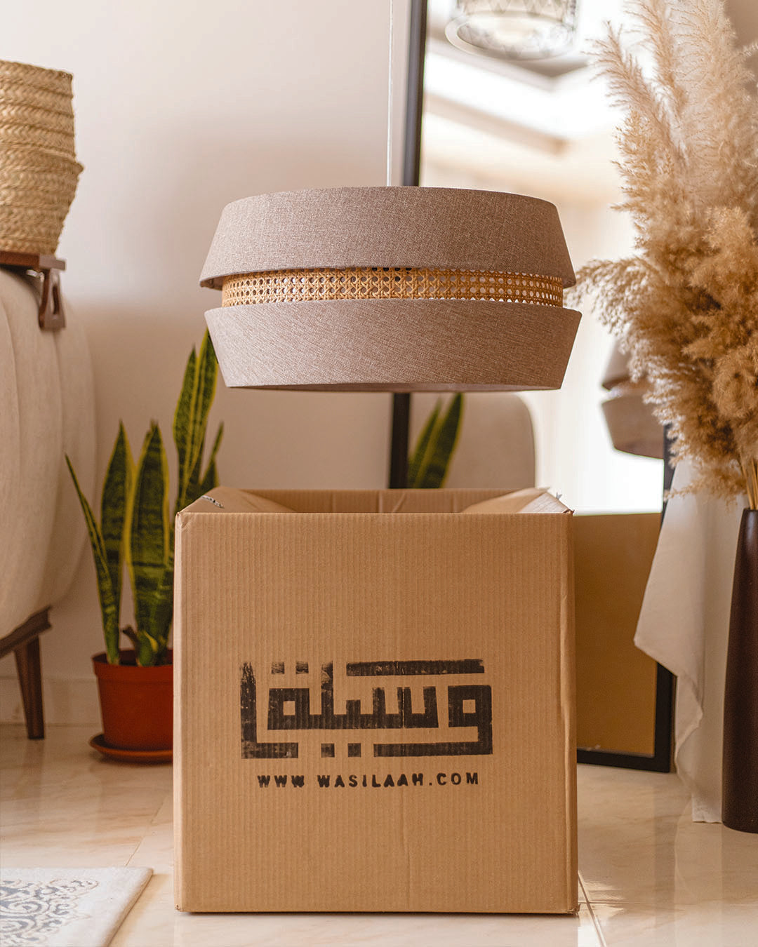 Beige Milkyway Chandelier - Wasilaah