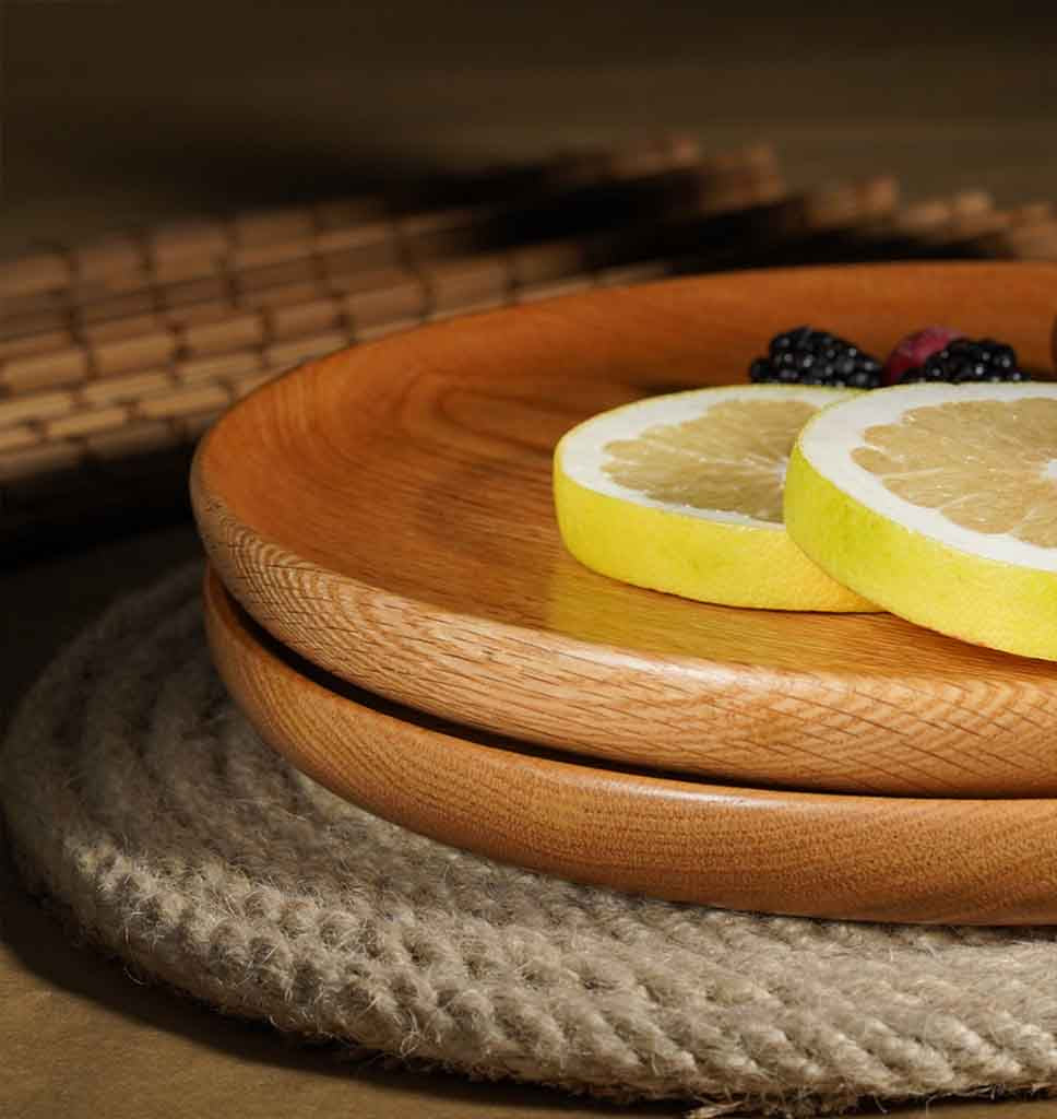 OAK LARGE PLATTER -  Wasilaah