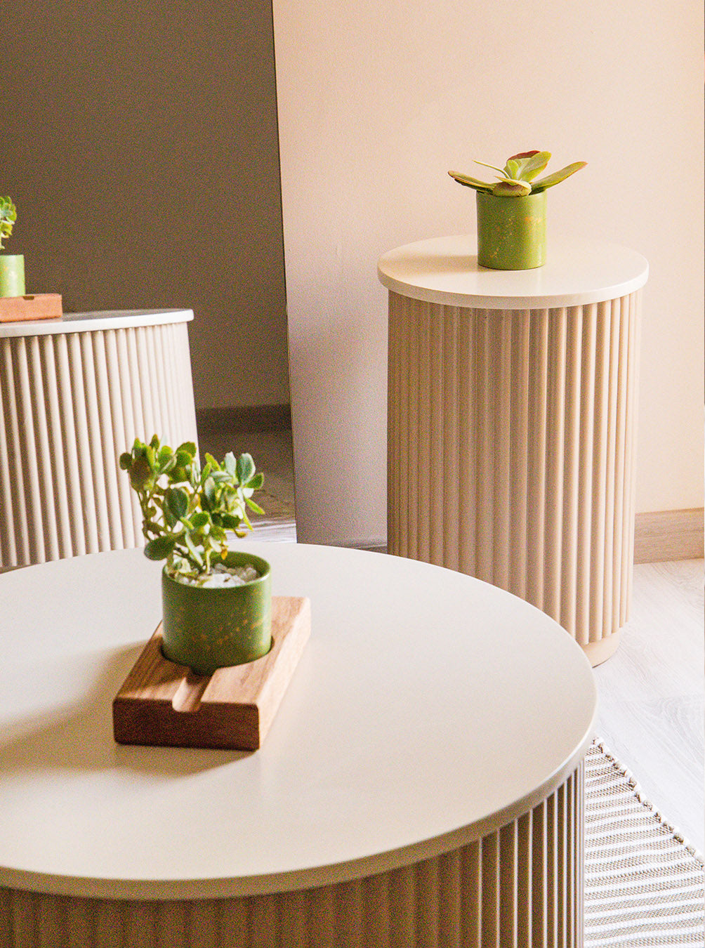 PETIT OFF WHITE PALAIS SIDE TABLE - Wasilaah