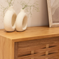 Oak Sliding Shoe Storage - Wasilaah