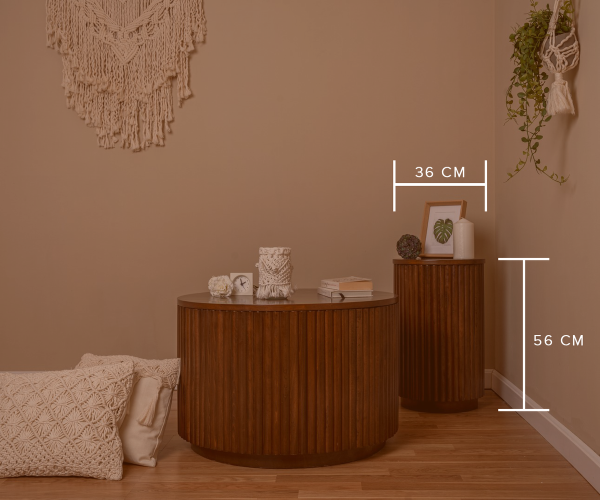 PETIT BROWN PALAIS SIDE TABLE - Wasilaah