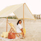 Vintage Yellow Beach Tent - Wasilaah