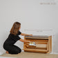 Light Rattan Shoe Storage Bench - Wasilaah