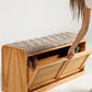 Light Rattan Shoe Storage Bench - Wasilaah