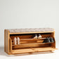 Light Rattan Shoe Storage Bench - Wasilaah