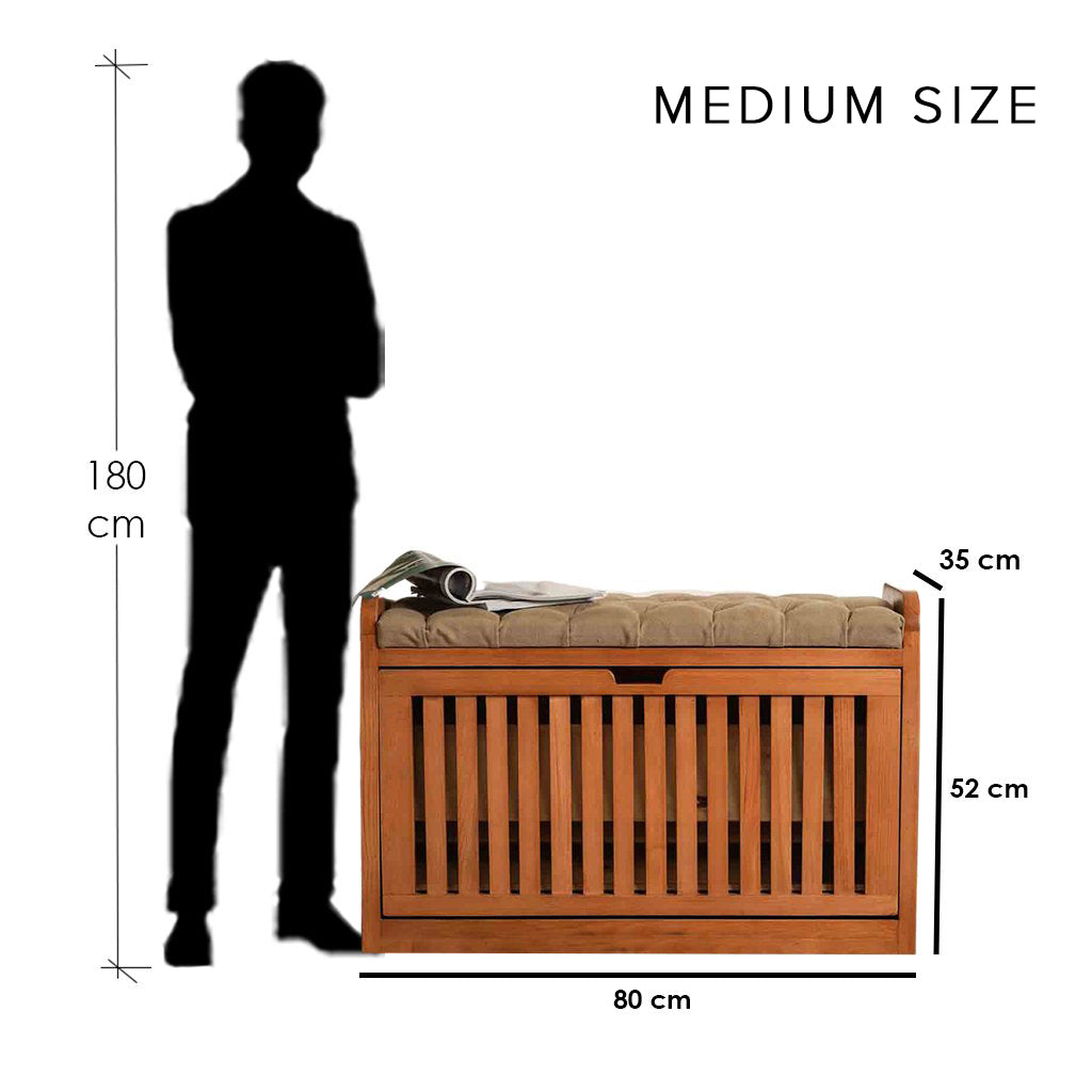 Secret Shoe Storage Bench -  Wasilaah