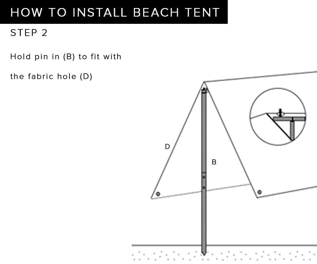Vintage Yellow Beach Tent - Wasilaah