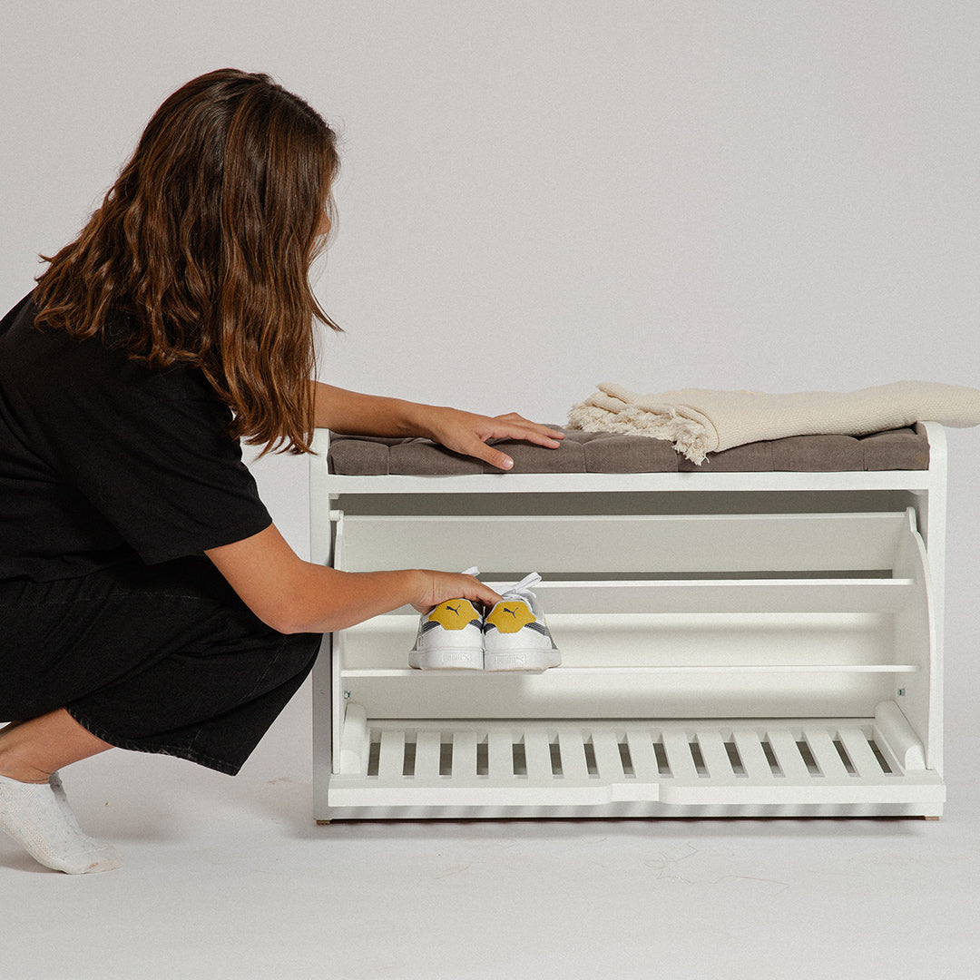 White Secret Shoe Storage - Wasilaah